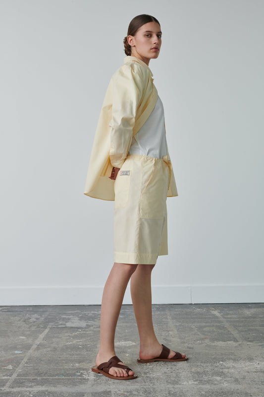 EAST OFF-WHITE SIDE SHORTS