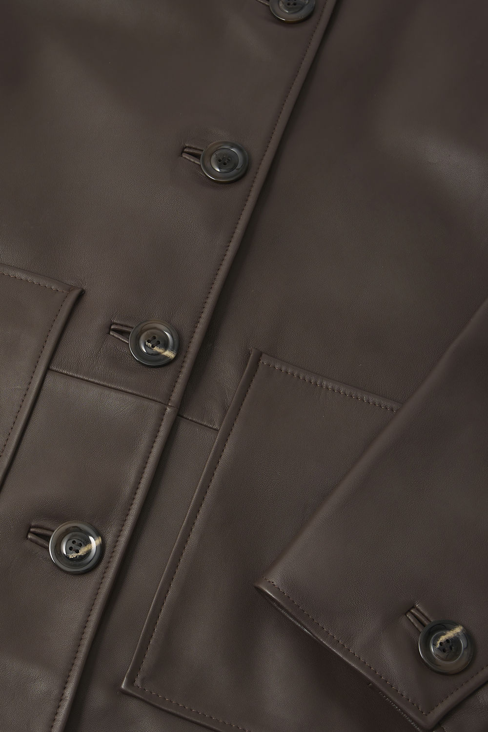 Veste Vincenzo - Taupe - Cuir - Femme