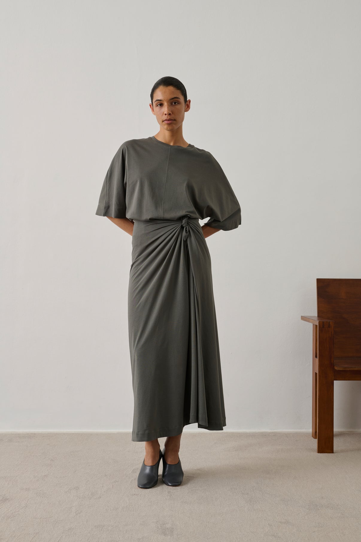 Tee-Shirt Helsinki - Ardoise - Coton - Femme vue 2