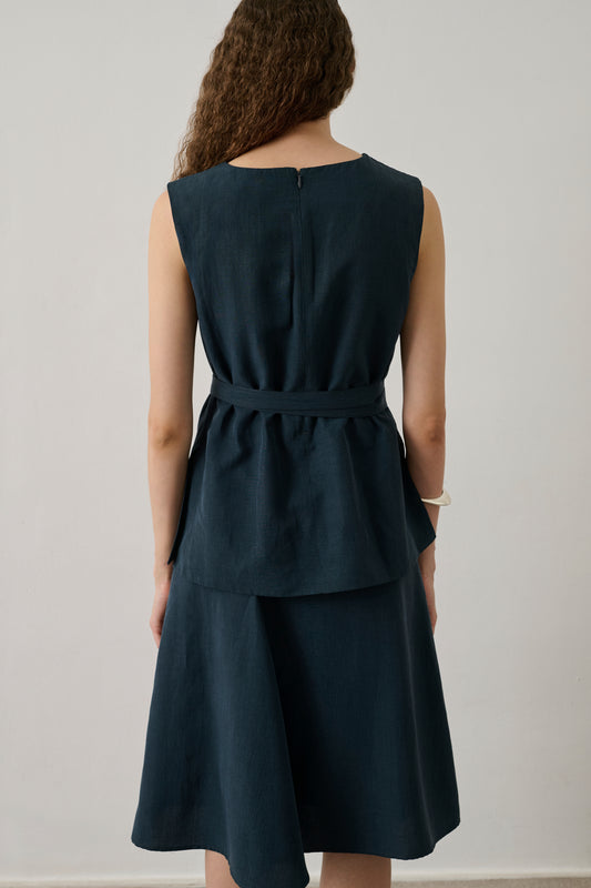 Jupe Gali - Pétrole - Femme