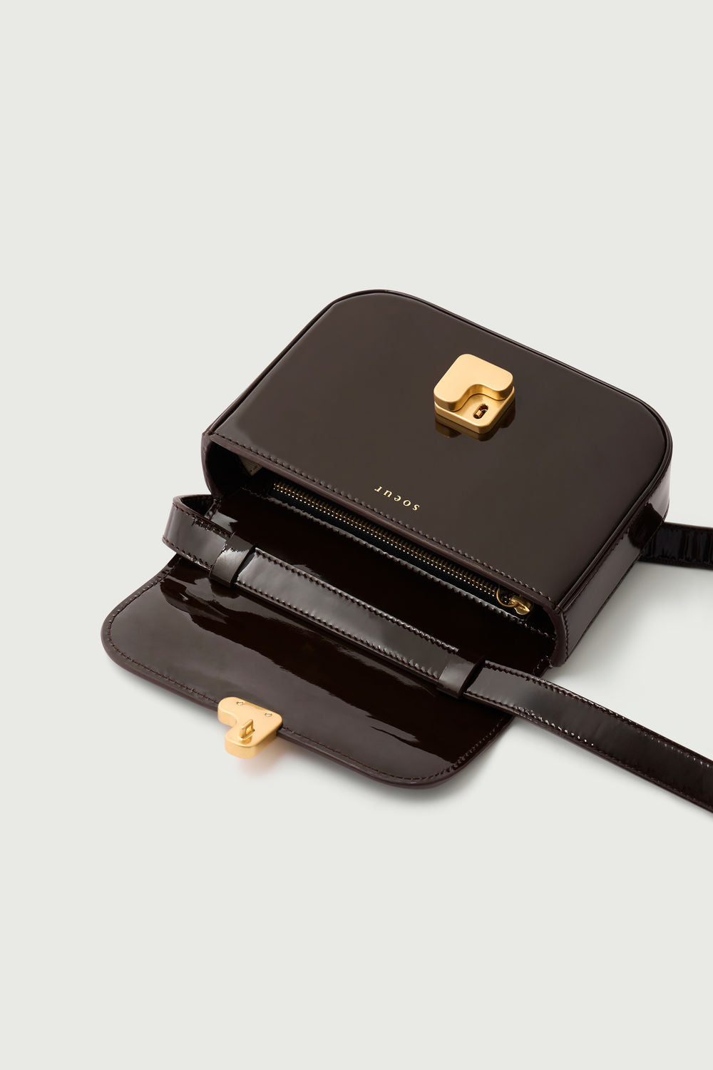 Sac Bell - Marron Foncé - Cuir - Femme vue 5